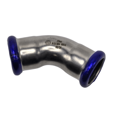 Пресс-угольник 45° MVI, 108 (нержавеющая сталь)