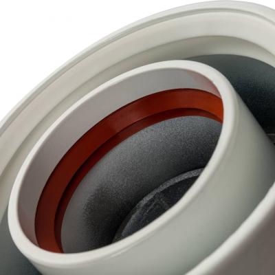 Элемент дымохода Stout конденсатосборник вертик. DN60/100, п/м уплотнения в компл. с лого