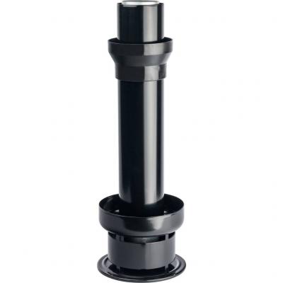 Элемент дымохода Stout DN80/100 к-т адаптер вертикальный утепленный, 584 мм, финальный участок