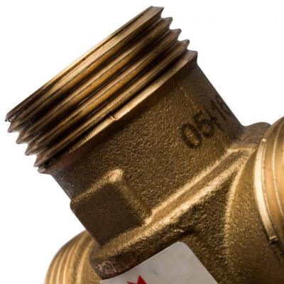 Термостатический смесительный клапан G 1"M-G 1"1/2 F-G 1"M 70°С Stout SVM-0050-327007