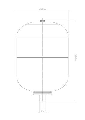 Расширительный бак Джилекс ВП 18