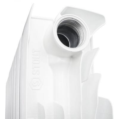 Радиатор биметаллический STOUT Space 500 14 секции боковое подключение SRB-0310-050014