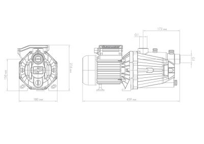 Насос поверхностный Джилекс «ДЖАМБО» 70/50 П (2.0)