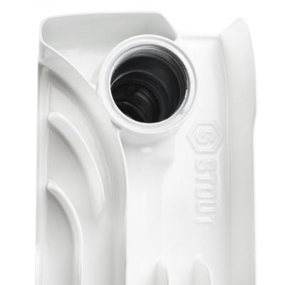 Радиатор биметаллический STOUT Space 350 4 секции боковое подключение