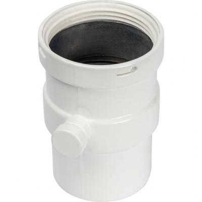 Элемент дымохода Stout горизонтальный DN80 п/м с патрубком для отвода конденсата