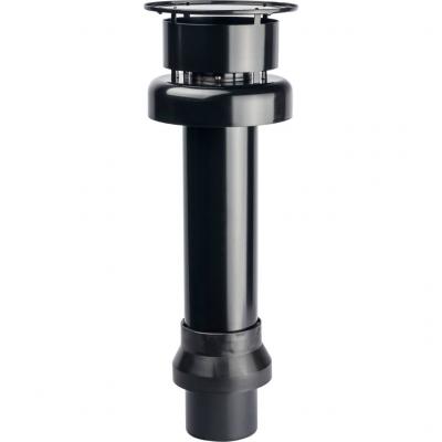 Элемент дымохода Stout DN80/100 к-т адаптер вертикальный утепленный, 584 мм, финальный участок