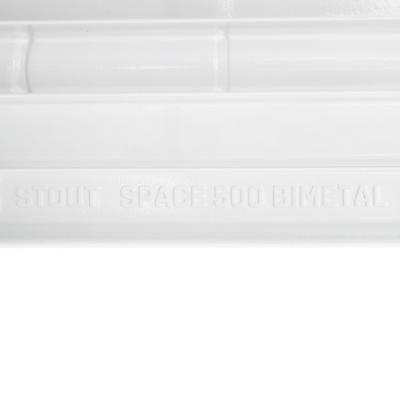 Радиатор биметаллический STOUT Space 500 6 секции боковое подключение SRB-0310-050006