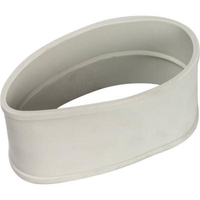 Элемент дымохода Stout DN60/100 адаптер для котла угловой 90° коаксиальный (совместимый с Bosch, Buderus)(с логотипом)