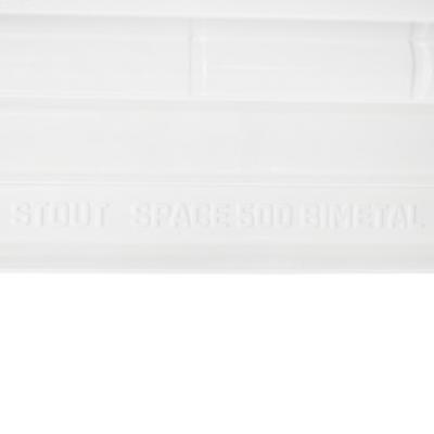 Радиатор биметаллический STOUT Space 500 12 секции боковое подключение SRB-0310-050012