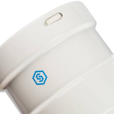 Элемент дымохода Stout вертикальный D80 п/м с патрубком для отвода конденсата