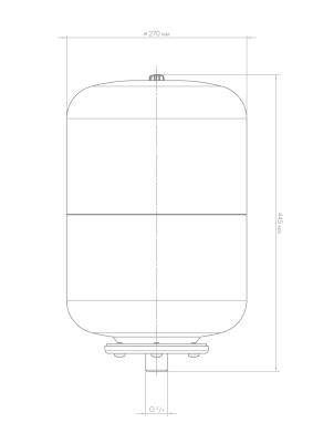 Расширительный бак Джилекс В 24