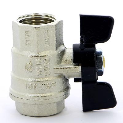 Кран шаровой ВВ Bugatti 302 Oregon бабочка 1/2″ DN15