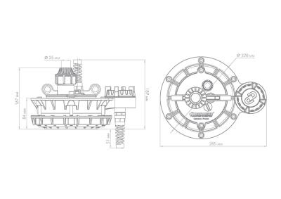 Оголовок Джилекс ОСПБ 110-133/25