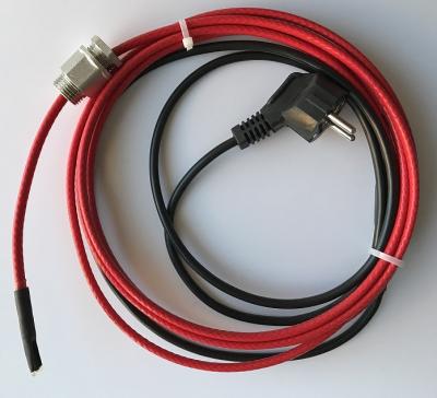 Кабель греющий саморегулирующийся в трубу 14м готовый комплект Foca