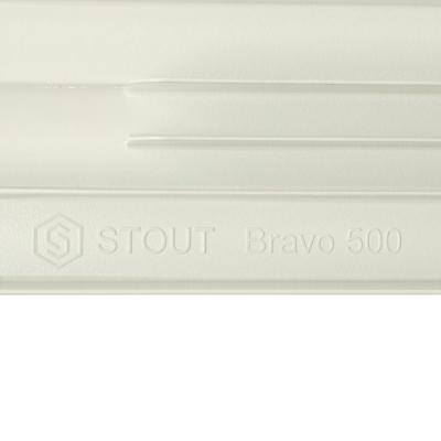 Радиатор алюминиевый STOUT Bravo 500 6 секции боковое подключение SRA-0110-050006