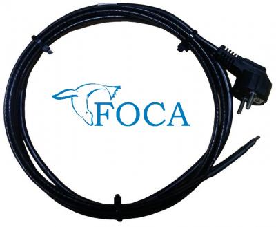 Кабель греющий саморегулирующийся на трубу 7м готовый комплект Foca