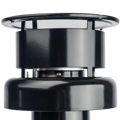 Элемент дымохода Stout DN80/100 к-т адаптер вертикальный утепленный, 584 мм, финальный участок