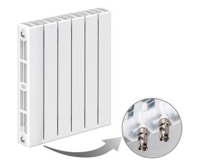 Радиатор биметаллический Rifar SUPReMO VENTIL SVR 500 4 секции нижнее правое подключение