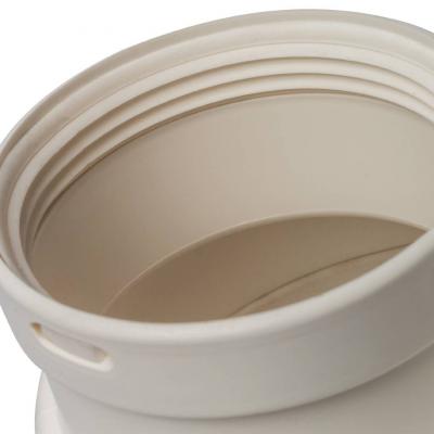 Элемент дымохода Stout DN80/80 адаптер для подкл. разд. труб (совместимый Vaillant,Ptotherm New ) PP-Ryton