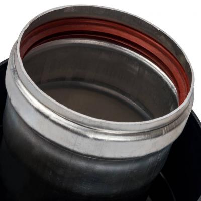 Элемент дымохода Stout манжета для перехода с D80 на финальный вертикальный участок D80/125