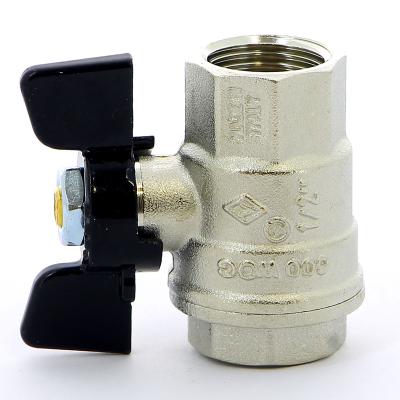 Кран шаровой ВВ Bugatti 302 Oregon бабочка 1/2″ DN15