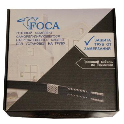 Кабель греющий саморегулирующийся на трубу 12м готовый комплект Foca Кабель греющий саморегулирующийся на трубу 12м готовый комплект Foca