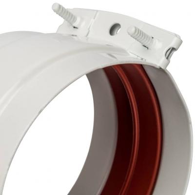 Элемент дымохода Stout соединительный адаптер внешний с рукавом для труб DN80 п/п