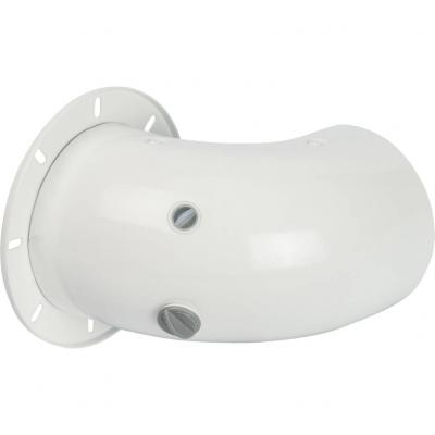 Элемент дымохода Stout DN60/100 адаптер для котла угловой 90° коаксиальный (совместимый с Bosch, Buderus)(с логотипом)