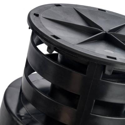 Элемент дымохода Stout конденсац. вертик. замык уч-ок с оголовком DN60/100 м/п PP-PP