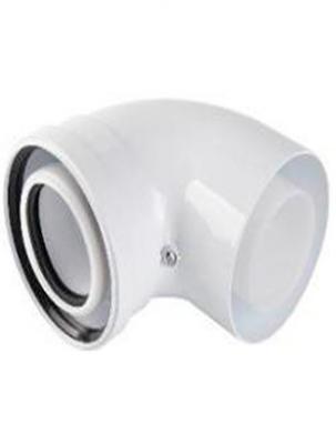 Отвод Rommer конденсационный угол 90гр. Ø60/100