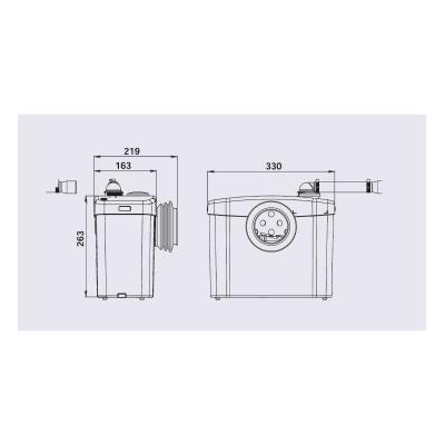 SXSTD Насос-измельчитель Sanibroyeur для унитаза, SFA SXSTD Насос-измельчитель Sanibroyeur для унитаза, SFA