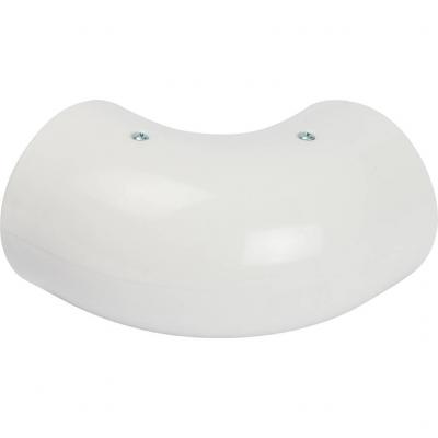 Элемент дымохода Stout DN60/100 адаптер для котла угловой 90° коаксиальный (совместимый с Vaillant, Protherm NEW)(с логотипом)