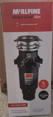 Измельчитель пищевых отходов 600Вт (3/4 л.с.)  McALPINE WDU-3ASEU-CARB