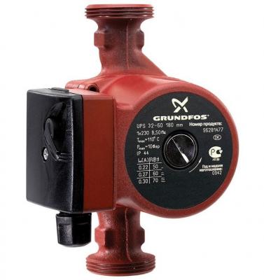 Насос циркуляционный Grundfos UPS 32-60 180 с гайками 96281496 ORIGINAL