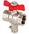 Кран для подключения термодатчика MVI 1/2" x 9 мм, бабочка