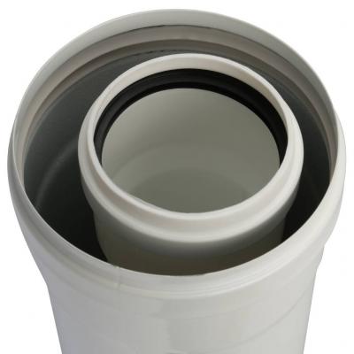 Элемент дымохода Stout конденсац. труба 500 мм DN60/100 м/п PP-FE